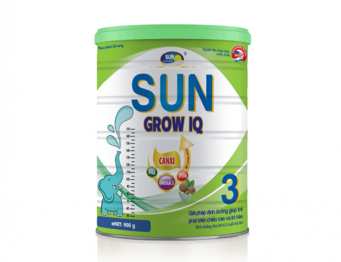 Sun Grow IQ - Giải Pháp Giúp Trẻ Phát Triển Chiều Cao Và Trí Não