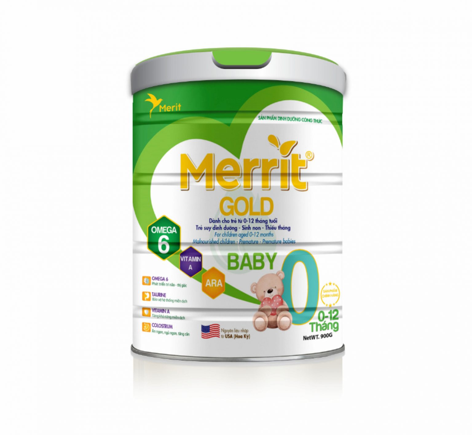 Merrit Gold Baby - Dành Cho Trẻ Từ 0-12 Tháng Tuổi