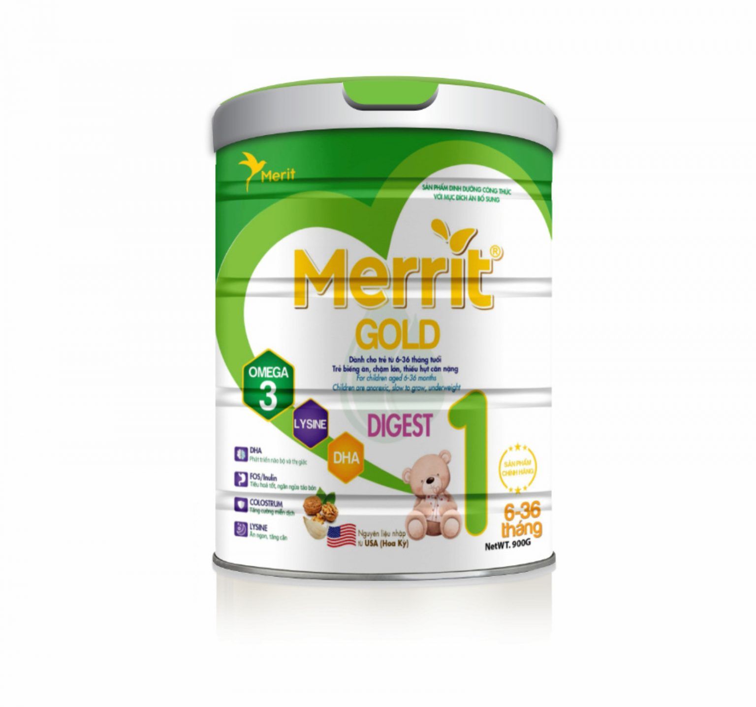 Merrit Gold Digest - Dành Cho Trẻ Từ 6-36 Tháng Tuổi