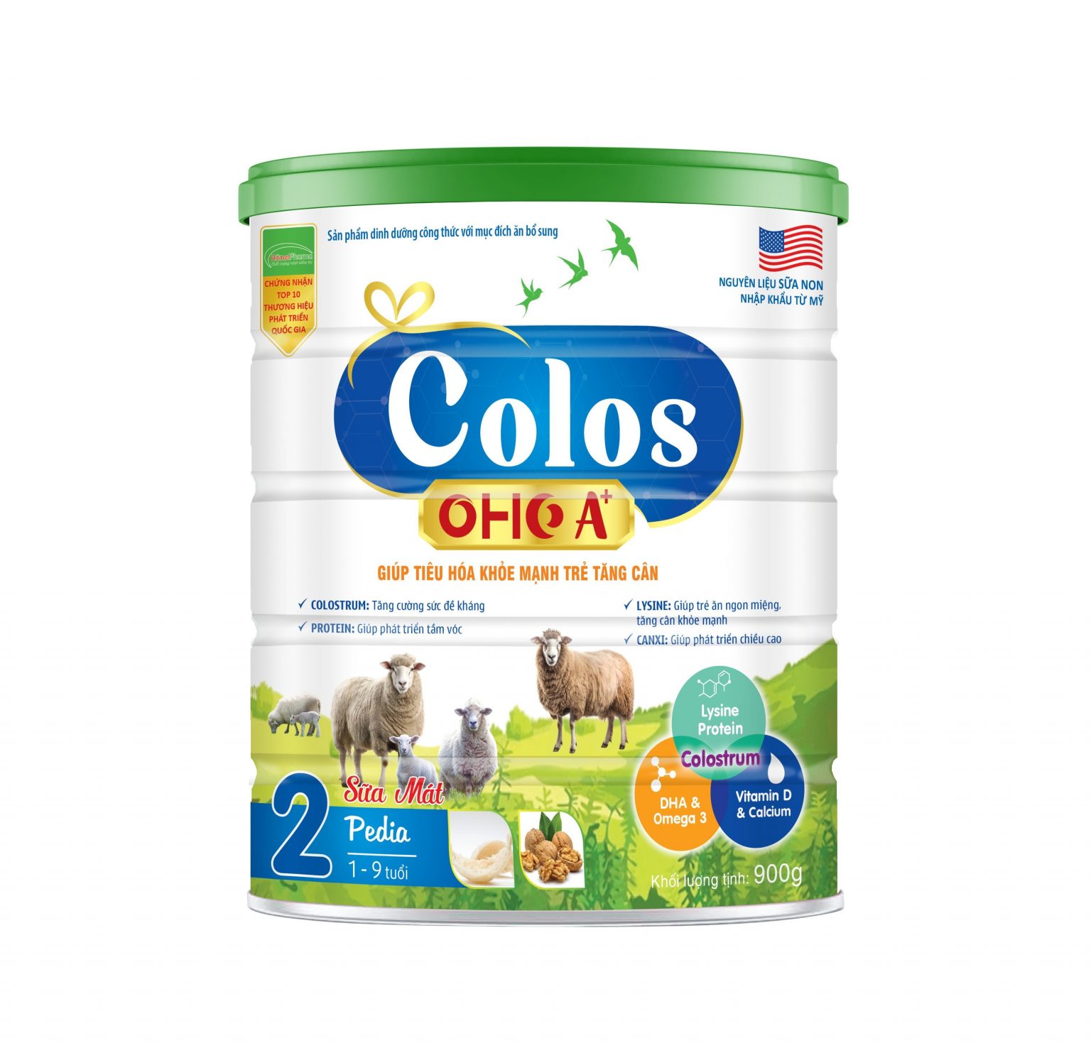 Colos Oho A+ Pedia - Giúp Tiêu Hóa Khỏe Mạnh, Trẻ Tăng Cân