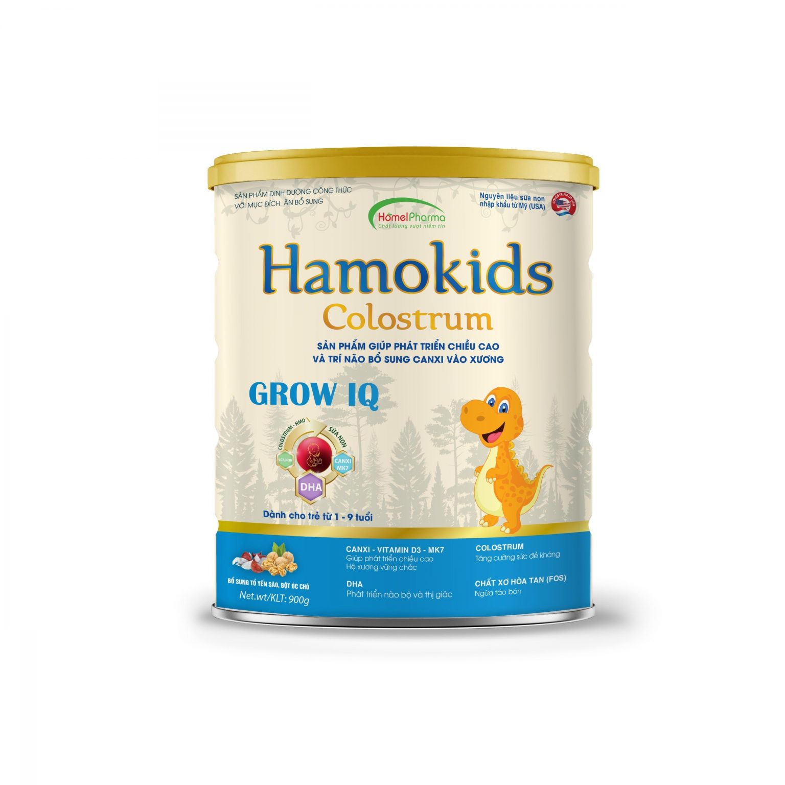 Hamokids Colostrum Grow IQ - Giúp Phát Triển Chiều Cao Và Trí Não