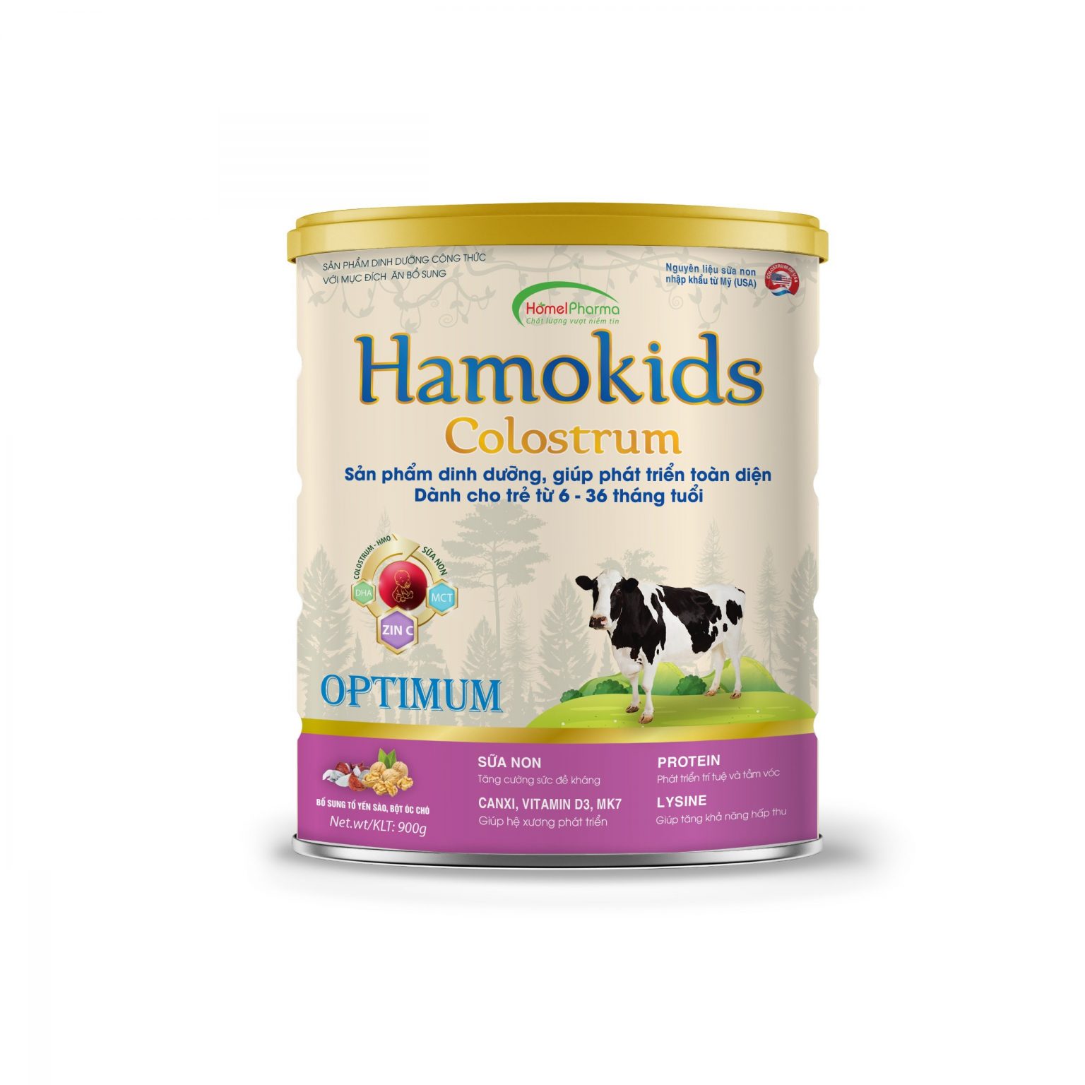 Hamokids Colostrum Optimum - Dinh Dưỡng Toàn Diện Từ 6-36 Tháng Tuổi