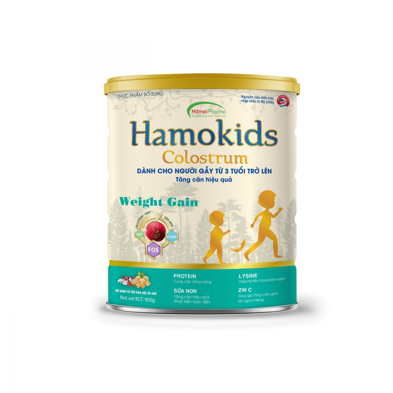 Hamokids Colostrum Weight Gain - Dành Cho Người Gầy Từ 3 Tuổi Trở Lên