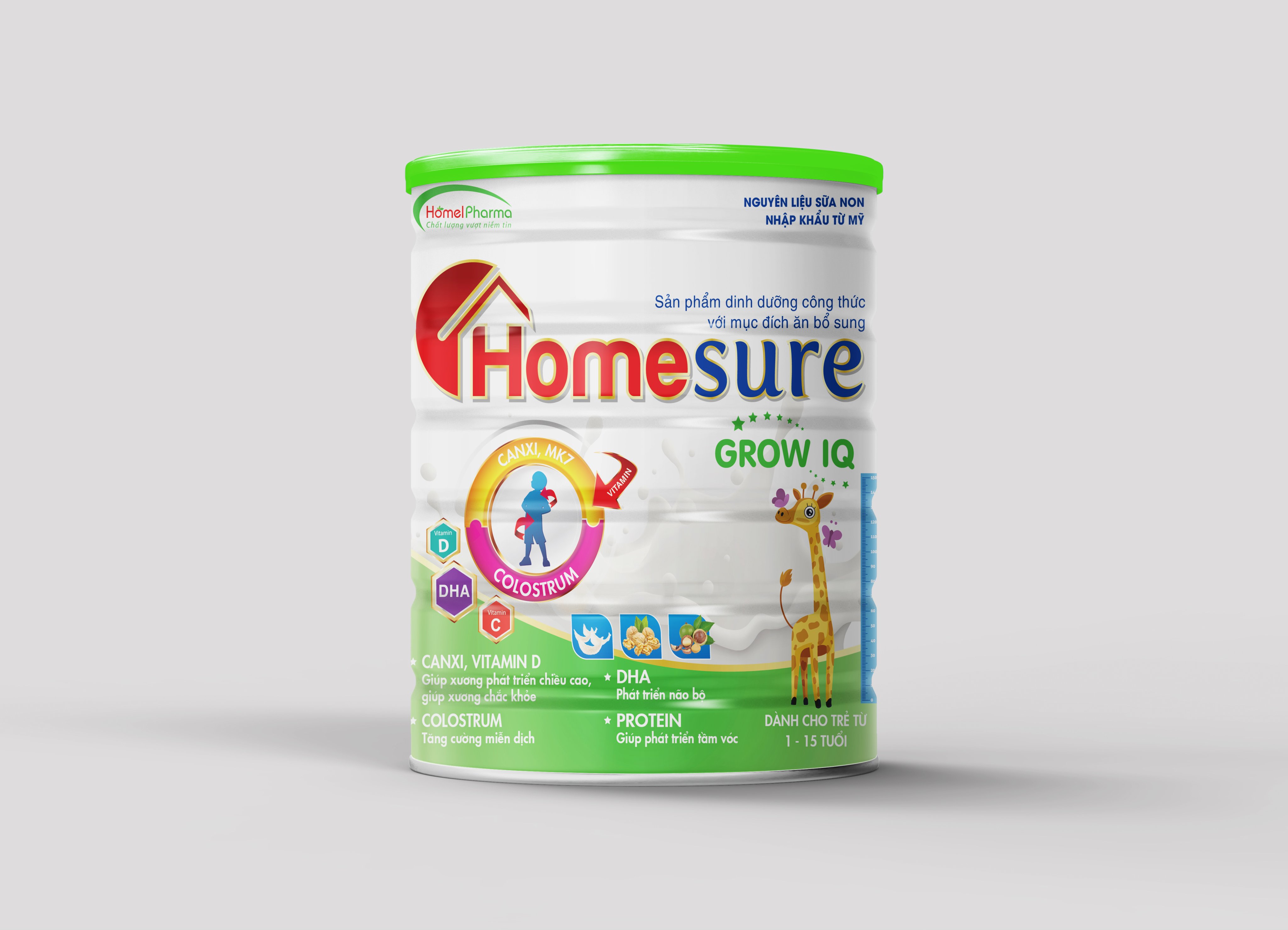 Homesure Grow IQ - Dành Cho Bé Từ 1-15 Tuổi