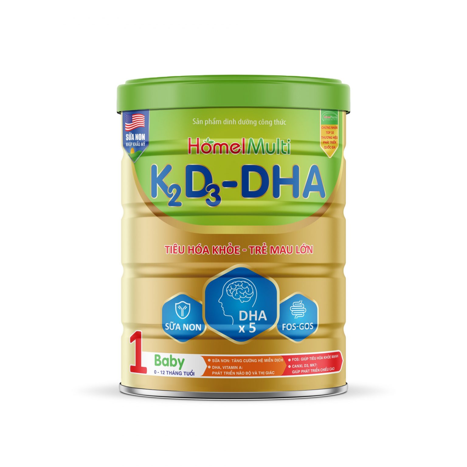 K2D3 - DHA Baby - Dinh Dưỡng Cho Bé 0-12 Tháng Tuổi