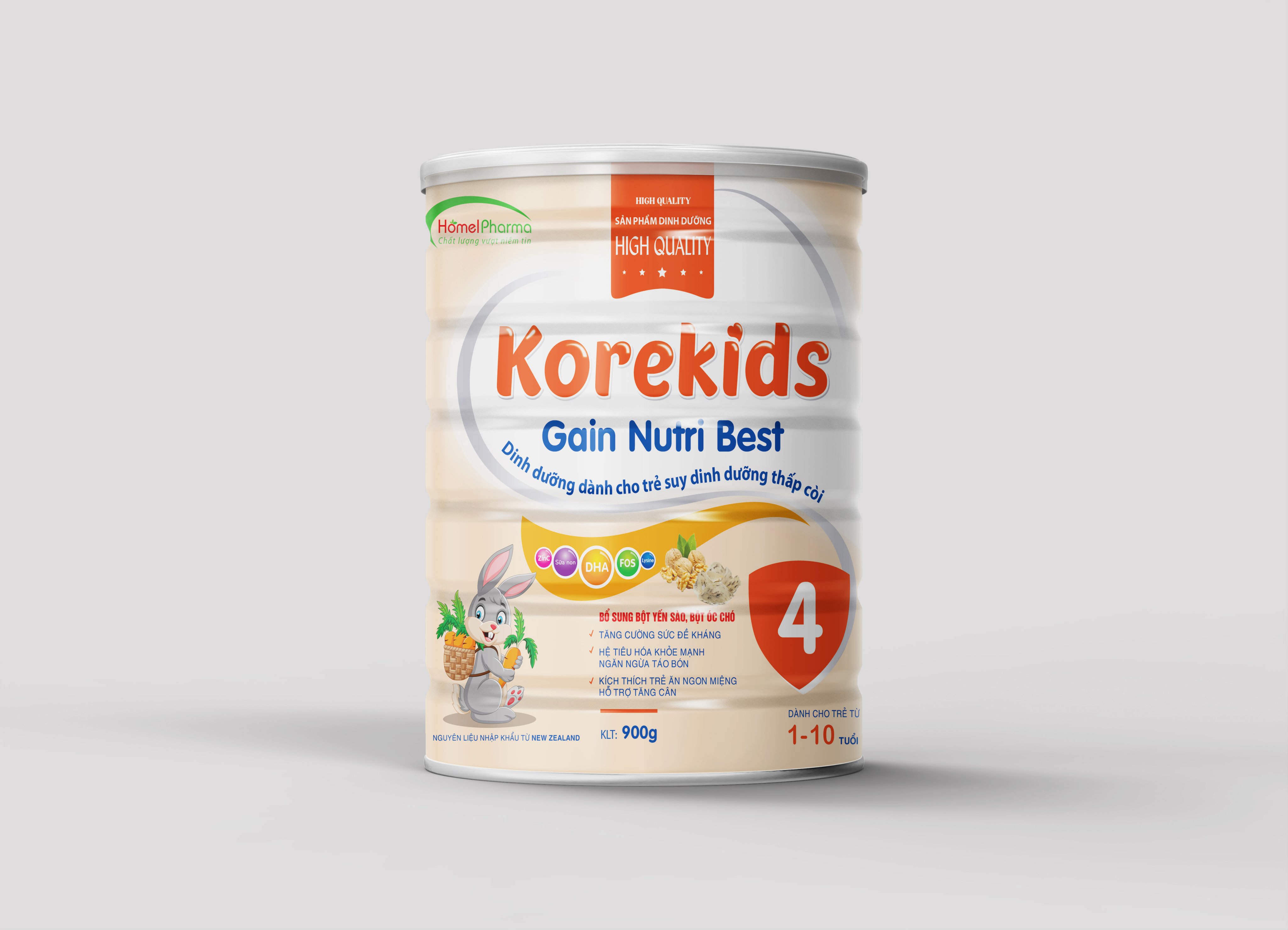 Korekids Gain Nutri Best - Dành Cho Trẻ Thấp Còi Từ 1-10 Tuổi