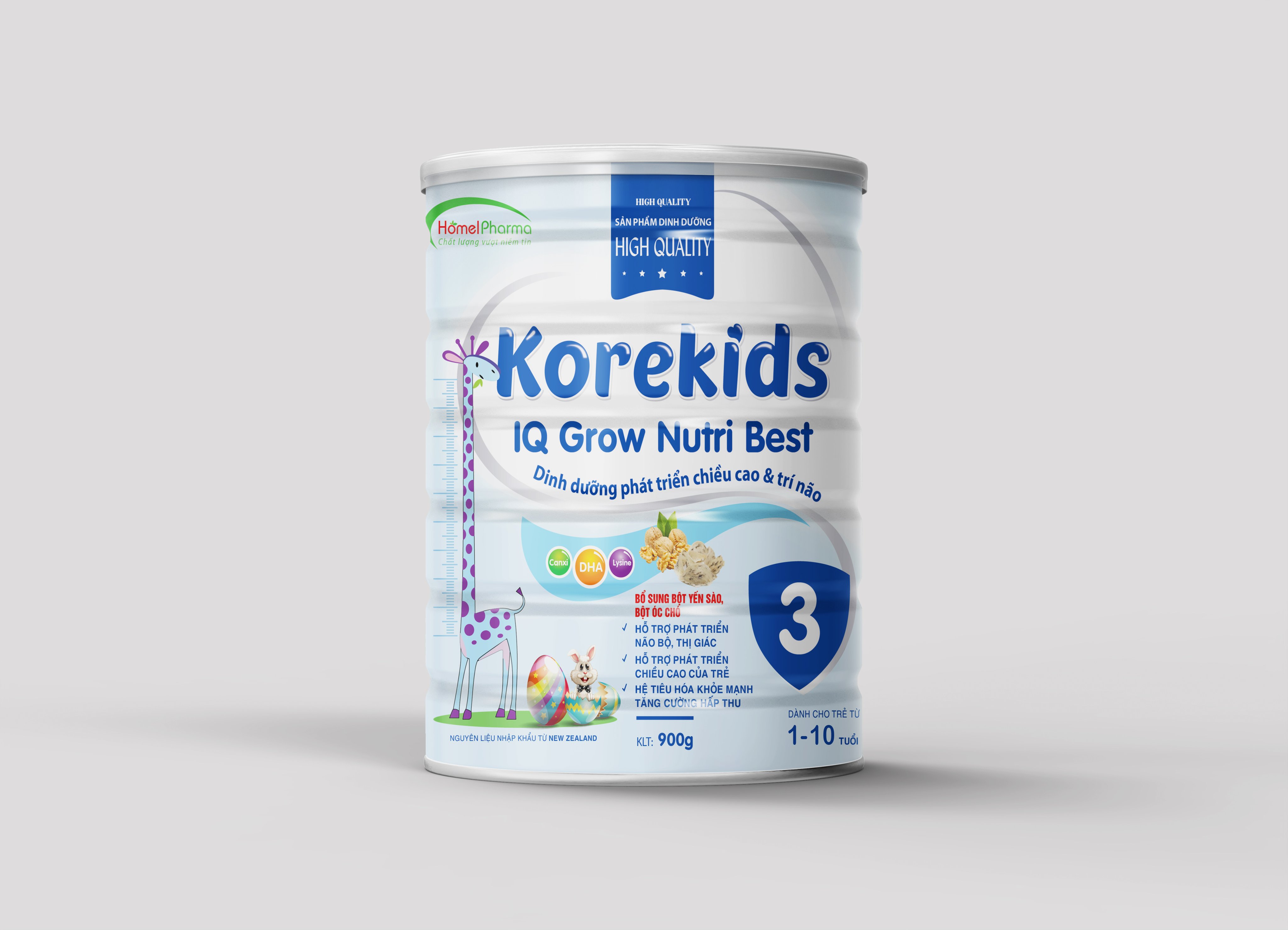 Korekids IQ Grow Nutri Best - Phát Triển Chiều Cao Và Trí Não Cho Trẻ Từ 1-10 Tuổi