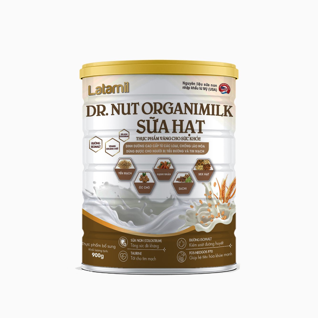 Latamil Dr. Nut Organimilk Sữa Hạt - Dinh Dưỡng Từ Các Loại Hạt