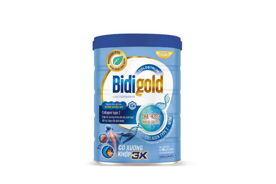 BIDIGOLD CƠ XƯƠNG KHỚP 3X - GIÚP XƯƠNG CHẮC KHOẺ TĂNG TIẾT DỊCH KHỚP