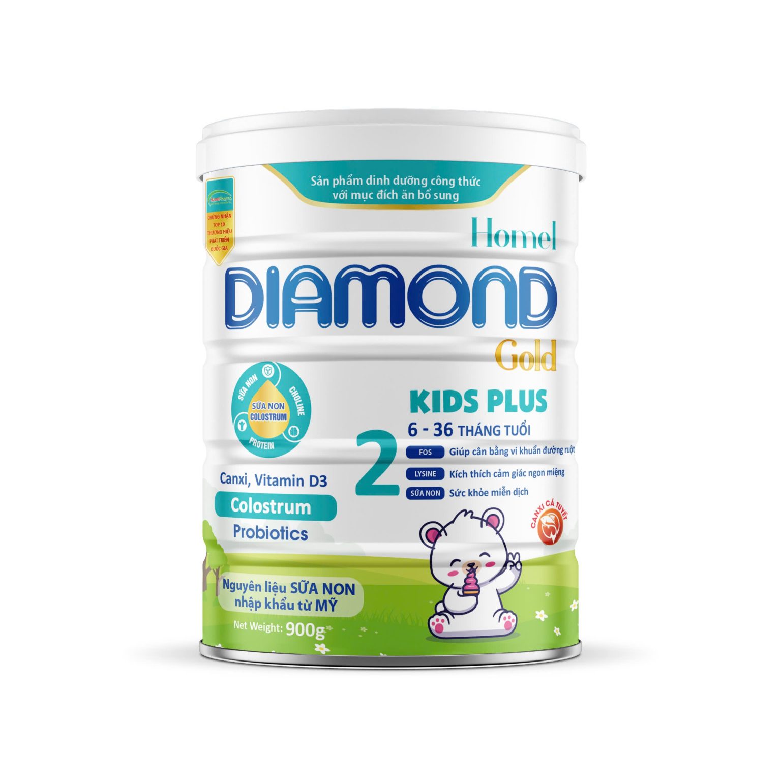 Homel Diamond Gold Kid Plus - Dinh Dưỡng Cho Trẻ Từ 6-36 Tháng Tuổi