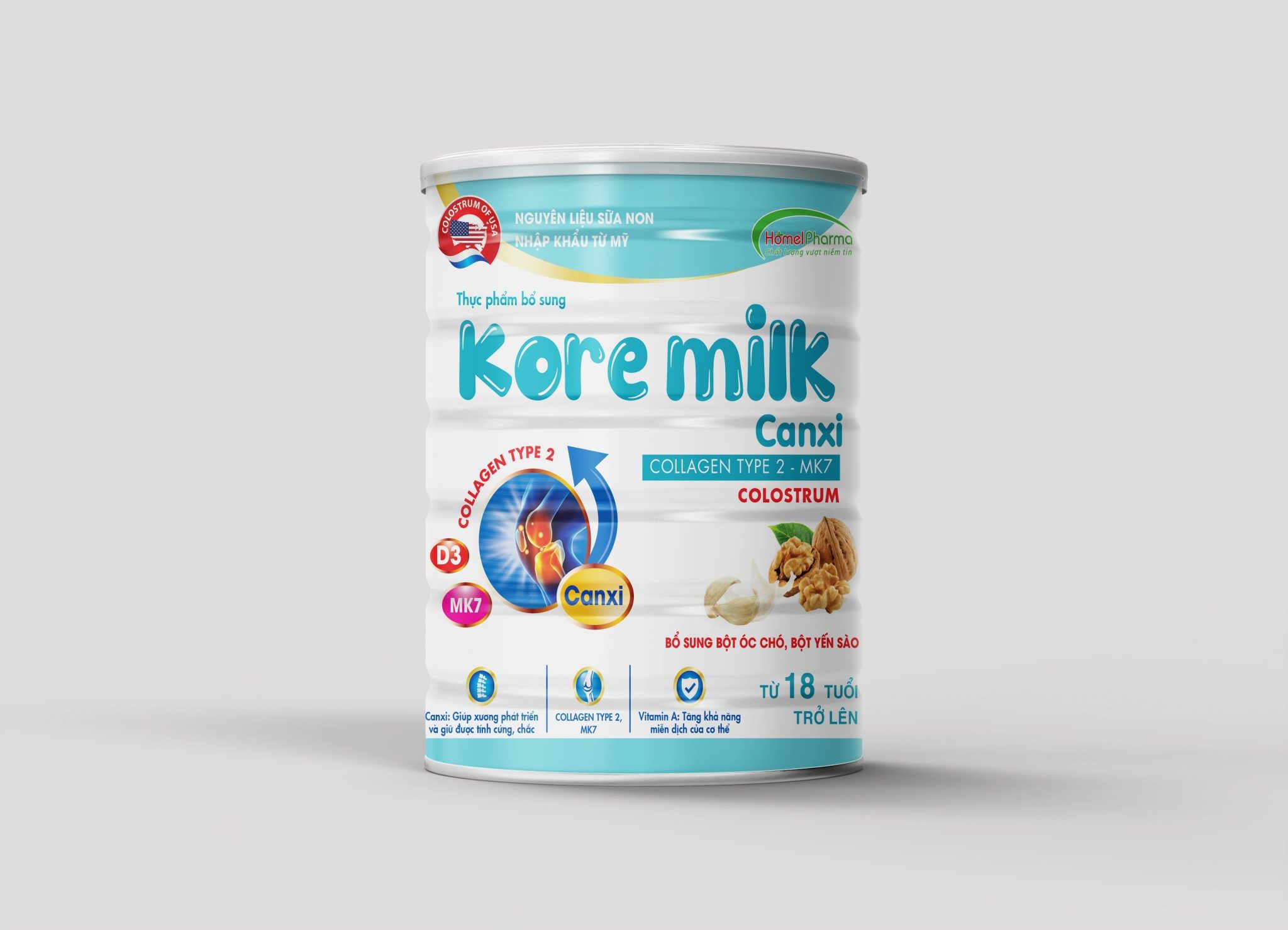 Kore Milk Canxi - Dành Cho Người Từ 18 Tuổi Trở Lên