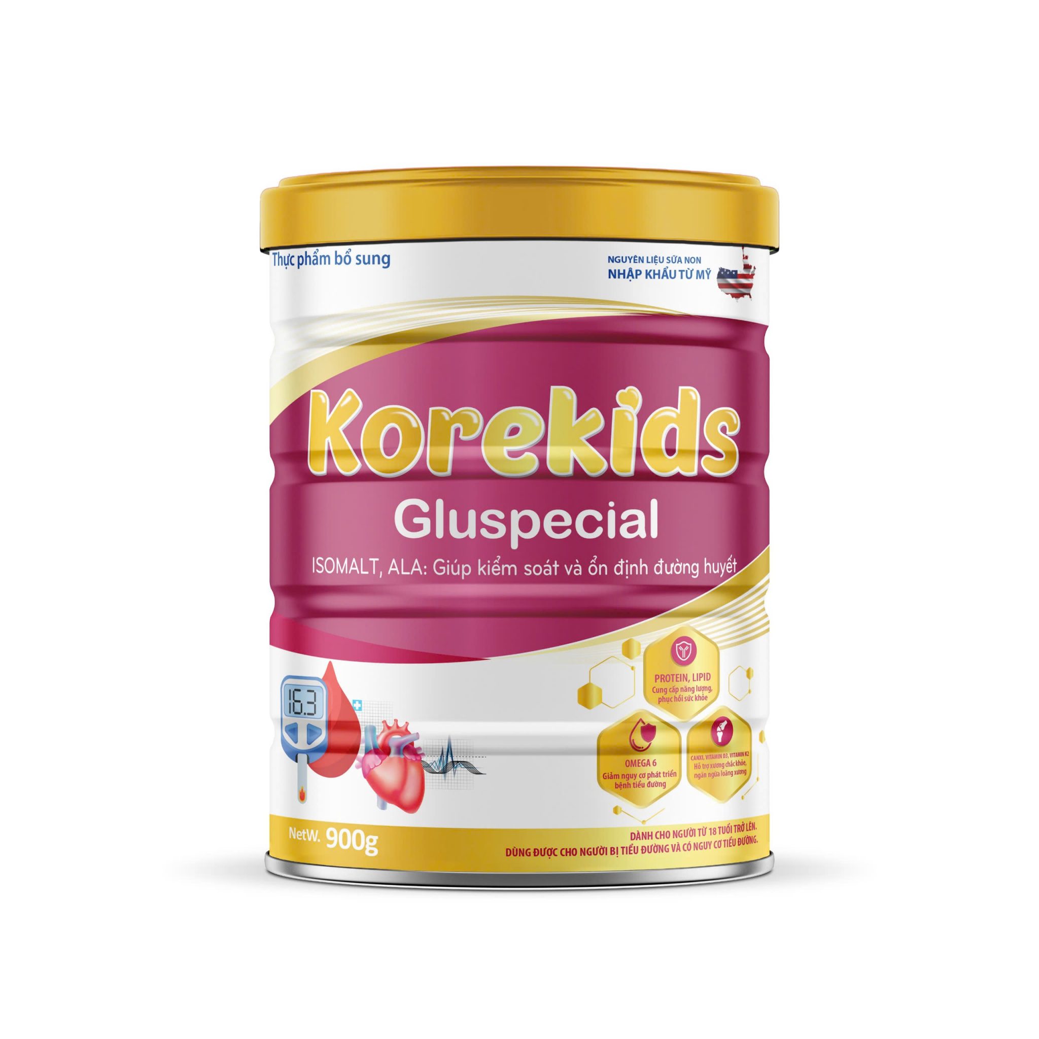 Korekids Gluspecial - Dinh Dưỡng Giúp Kiểm Soát Đường Huyết