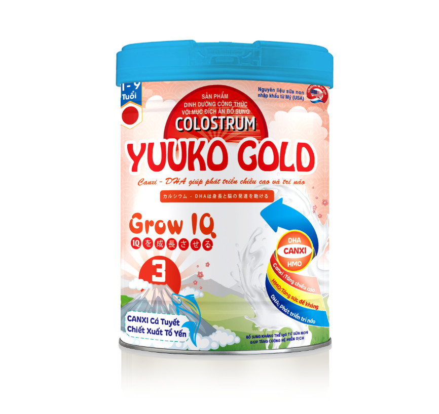 YUUKO GOLD GROW IQ - Phát Triển Chiều Cao Và Trí Não