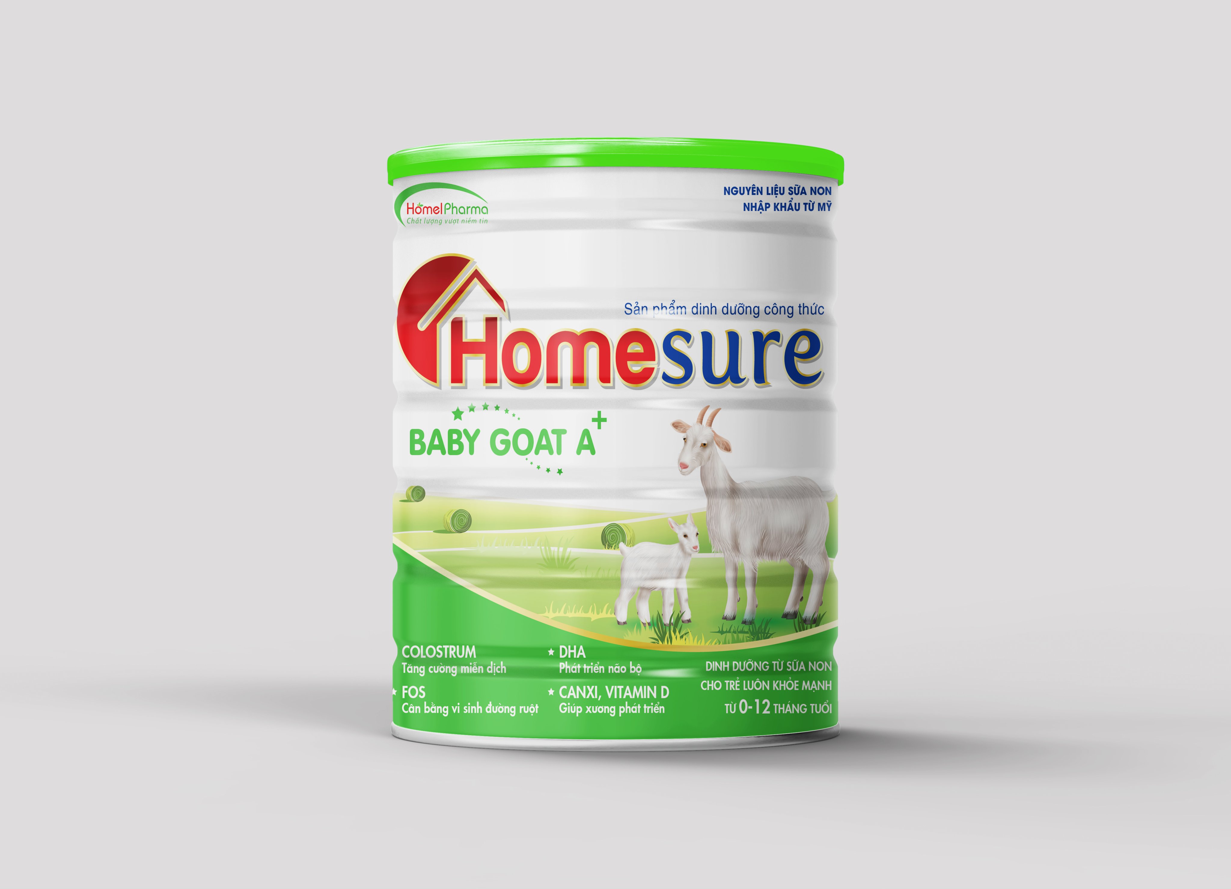 Homesure Baby Goat - Sữa Dê Dành Cho Bé Từ 0-12 Tháng Tuổi